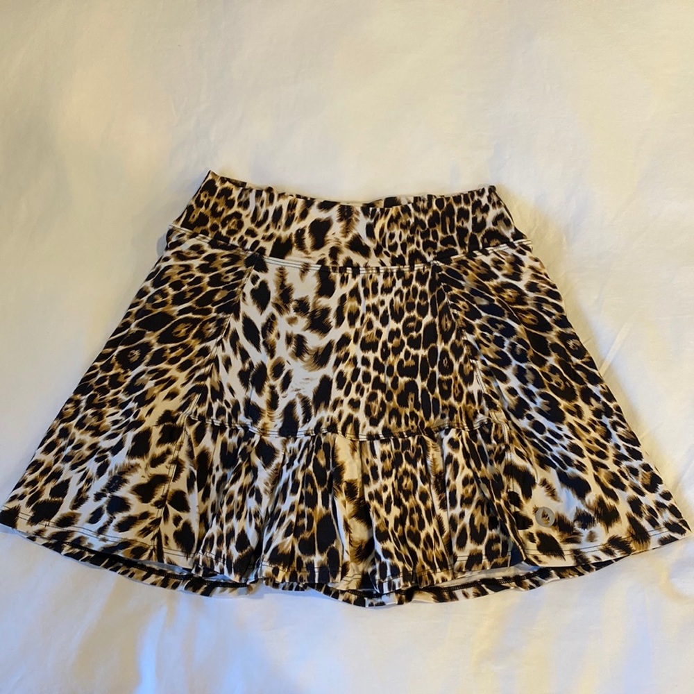 Donajo Shakira Cheetah Tennis Skirt